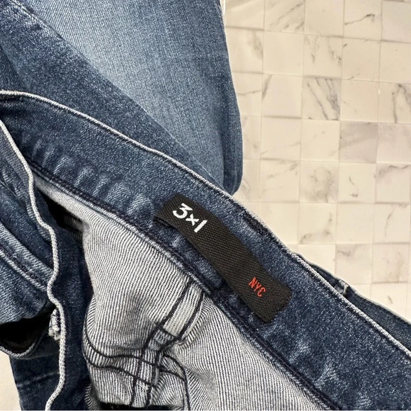 3x1 NYC Shelter Straight Crop Jean Dark Spectrum Jeans Size 27 - Picture 9 of 10